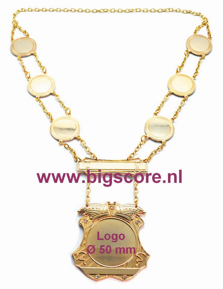 63 Prinsenketting standaard in 3 kleuren